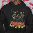 Feast On The Beat ゾンビバンド ハロウィン ロックンロール パーカー 面白い贈り物