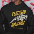 Flathead Addiction マゴチ 釣り パーカー 面白い贈り物