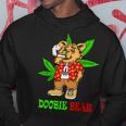 Doobie Bear 大麻の葉 雑草愛好家 マリファナギフト パーカー 面白い贈り物
