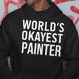 Painting Painter World's Okayest Painter パーカー 面白い贈り物