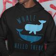 Whale Pun クジラ Hello There Hello Dort ファニークジラ パーカー 面白い贈り物