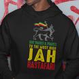 Give Thanks & Praises Jah Rastafari レゲエ ラスタ ウェア パーカー 面白い贈り物