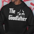 The Goodfather 父の日 ギフト グラフィック ホワイト パーカー 面白い贈り物