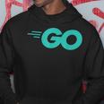 Goロゴ付きのgoプログラミング言語golang開発者 パーカー 面白い贈り物
