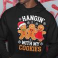 Hangin With My Cookie シャツ メンズ レディース ジンジャーブレッド クリスマス パーカー 面白い贈り物