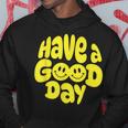 Have A Good Day レトロ ハッピーフェイス 90年代 スマイルフェイス 美学 パーカー 面白い贈り物