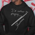 I'd Rather Be Playing Bassoon、ファゴット奏者 パーカー 面白い贈り物