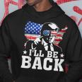 I'll Be Back Trump 2024 アメリカ大統領選挙トランプ パーカー 面白い贈り物