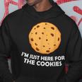 I'm Just Here For The Cookie 面白いチョコレートチップクッキー パーカー 面白い贈り物
