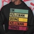 I'm Kellyann Doing Kellyann Things 面白い 名言 パーカー 面白い贈り物