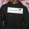 I'm Not A Robot Web Internet Quiz Question パーカー 面白い贈り物