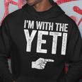 I'm With The Yeti お揃いのyetiコスチュームシャツ パーカー 面白い贈り物