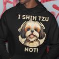 Ihih Tzu Not おもしろシーズー犬 パーカー 面白い贈り物