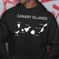 Islas Canarias Mapa Y Topónimos España Canarias Sudadera Regalos divertidos