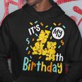 It's My 4Th Birthday ラバーダック 幼児 4歳の誕生日 パーカー 面白い贈り物
