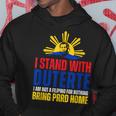 Itand With Digong Duterte Prrd Du30 フィリピン国旗 パーカー 面白い贈り物