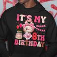 It's My 8Th Birthday Niñas Niños Adolescentes Labubu Bday Sudadera Regalos divertidos