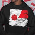 Japanese Flag Indonesiaインドネシアの遺産 インドネシアのルーツ 日本の国旗 インドネシアの国旗 パーカー 面白い贈り物