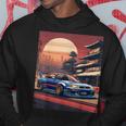 Jdm レトロ 日本自動車 レースカー 東京 スカイライン サンセット パーカー 面白い贈り物
