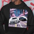 Jdm レースカーズ 東京ストリート ドリフト アニメ風 桜 パーカー 面白い贈り物