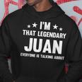 Juan 個人名 I'm That Legendary Juan Juan パーカー 面白い贈り物