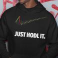 Just Hodl It、クリプトシャツ、暗号通貨、ビットコイン、ドッジ パーカー 面白い贈り物
