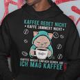 Kaffee Redet Nicht Kaffee Jammert Nicht Cat 諺 パーカー 面白い贈り物