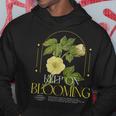 Keep On Blooming花のプリント付き パーカー 面白い贈り物