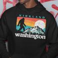 Kirkland Washington Retro 80S Bigfoot パーカー 面白い贈り物