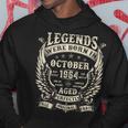 Legend Were Born In 1964 60歳の誕生日プレゼント 男性用 10月 パーカー 面白い贈り物