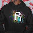 Letra R Retro Para Niñas Y Niños Que Les Gusta La Letra R Sudadera Regalos divertidos