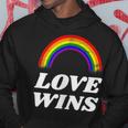Lgbt フラッグ プライド ポケット レインボー Love Wins パーティー レインボー パーカー 面白い贈り物