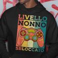 Livello Nonnobloccato Gamer Gaming Nerd Festa Del Papà Felpa con cappuccio Regalos divertidos