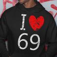 I Love 69 パーカー 面白い贈り物