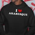 I Love Arabesque I Heart アラベスク パーカー 面白い贈り物