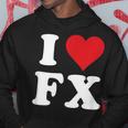 I Love Fx イニシャル I Heart FX 名前 F X パーカー 面白い贈り物