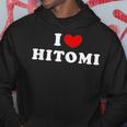 I Love Hitomi 私は愛する Hitomi パーカー 面白い贈り物