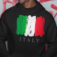 I Love Italy 、クールでキュートなイタリア国旗グラフィックデザイン パーカー 面白い贈り物