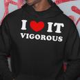 I Love Itigorous 私はそれが元気であるのが大好きです パーカー 面白い贈り物