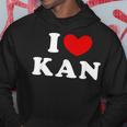 I Love Kan 私は愛する Kan パーカー 面白い贈り物