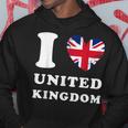 I Love United Kingdom ハートフラッグ イギリス Uk グレートブリテン パーカー 面白い贈り物