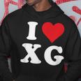 I Love Xg Initials I Heart XG First Last Name X G パーカー 面白い贈り物