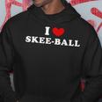 I Lovekee-Ball I Heart スキーボール パーカー 面白い贈り物