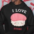 I Loveushi I Loveushi Japan Food 巻にぎり魚 パーカー 面白い贈り物