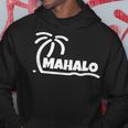 Mahalo サンクス ハワイ ヤシの木 ビーチ ホリデーギフト サンサーフ パーカー 面白い贈り物
