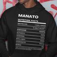 Manato 栄養成分表示 パーカー 面白い贈り物