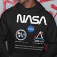 Nasa アポロ アルテミス ミッション ワーム バッジ ロゴ パーカー 面白い贈り物