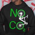 No Co2 サイクリング 気候変動対策 グリーンエネルギー Mtb パーカー 面白い贈り物