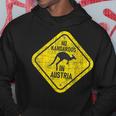 No Kangaroos In Austria 動物飼育係 野生動物 愛好家 パーカー 面白い贈り物
