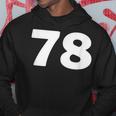 Number 78 、Eventy-8 ジャージ スポーツ 誕生日 パーカー 面白い贈り物